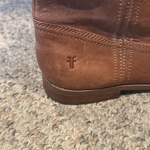 Frye Carmel leather Paige short riding pull on boots 8.5 - Picture 6 of 8